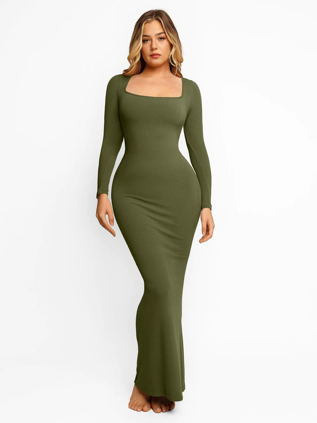 Dress with a built-in shaper - bar